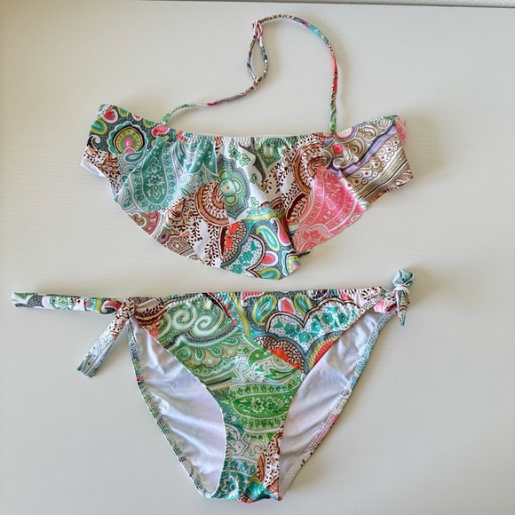 Calzedonia Baby Sea Colorful Paisley Kids Swim Set, Size 10 - Picture 1 of 4